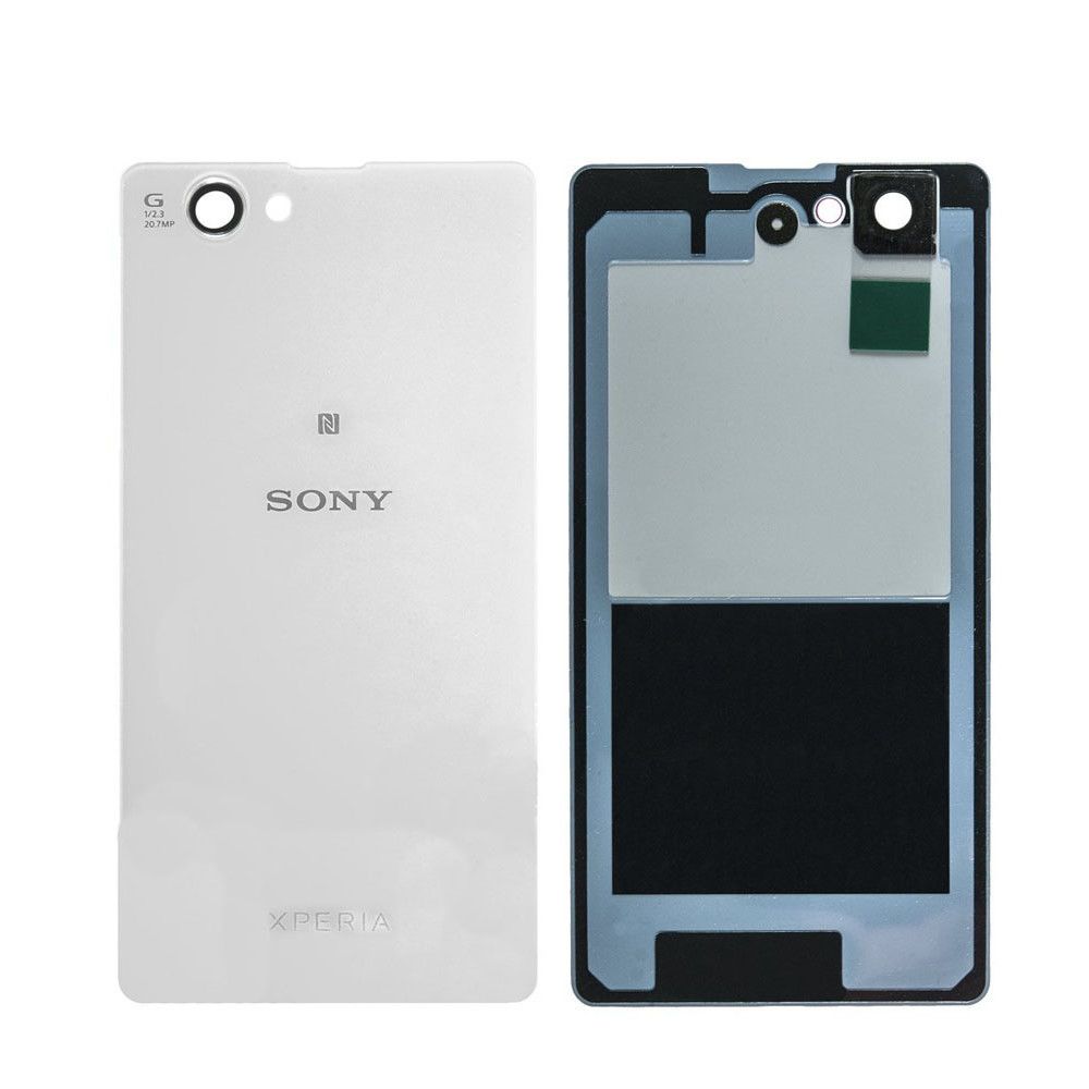 Sony - couvercle batterie pour Sony xPeria Z1 Compact-Blanc - Coque, étui smartphone