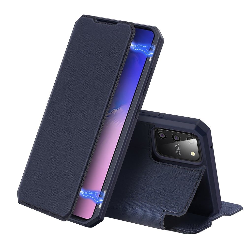 Dux Ducis - Etui en PU flip auto-absorbé bleu pour votre Samsung Galaxy S10e - Coque, étui smartphone