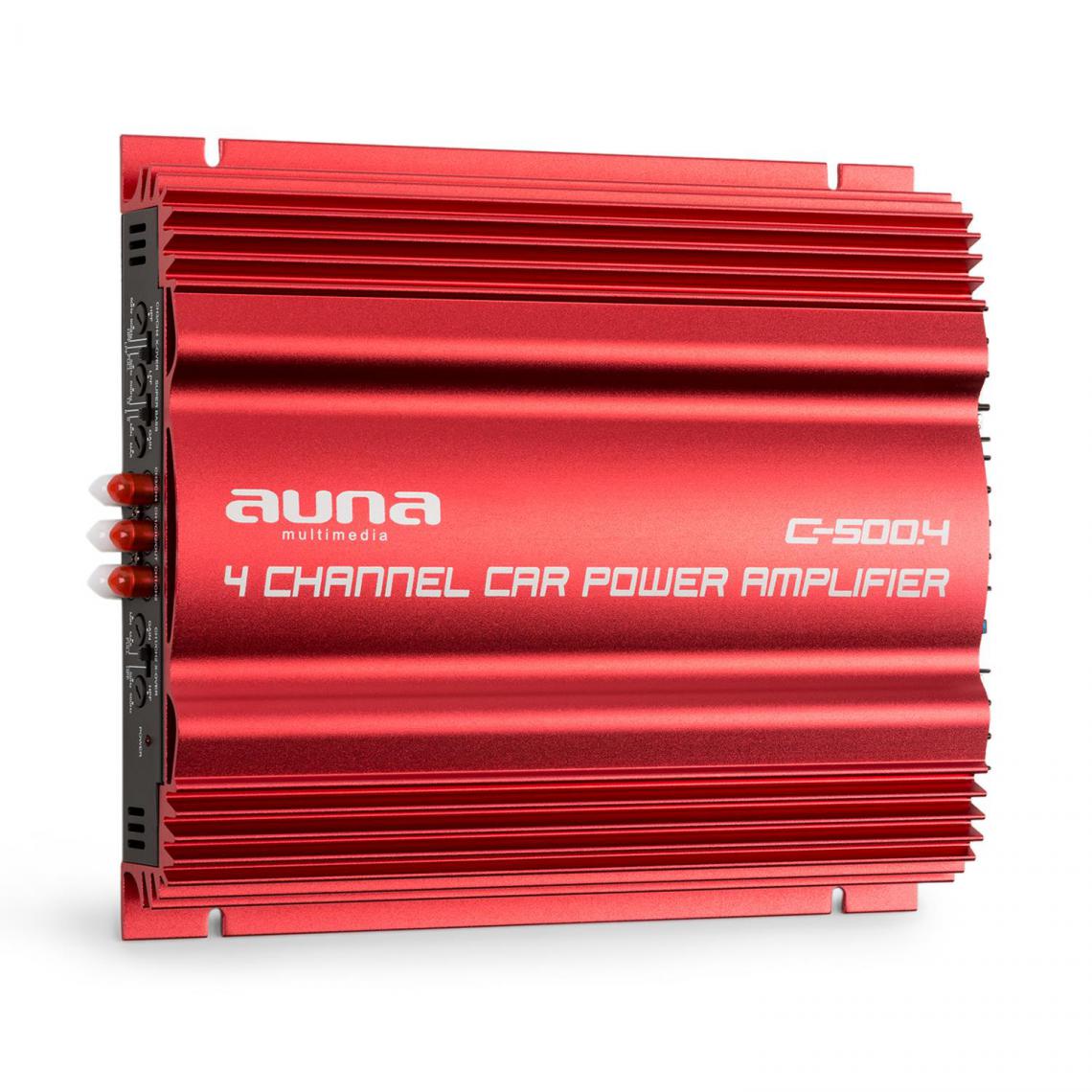 Auna - auna C500.4 Amplificateur 4 canaux 4x 65 W RMS - Amplis de puissance