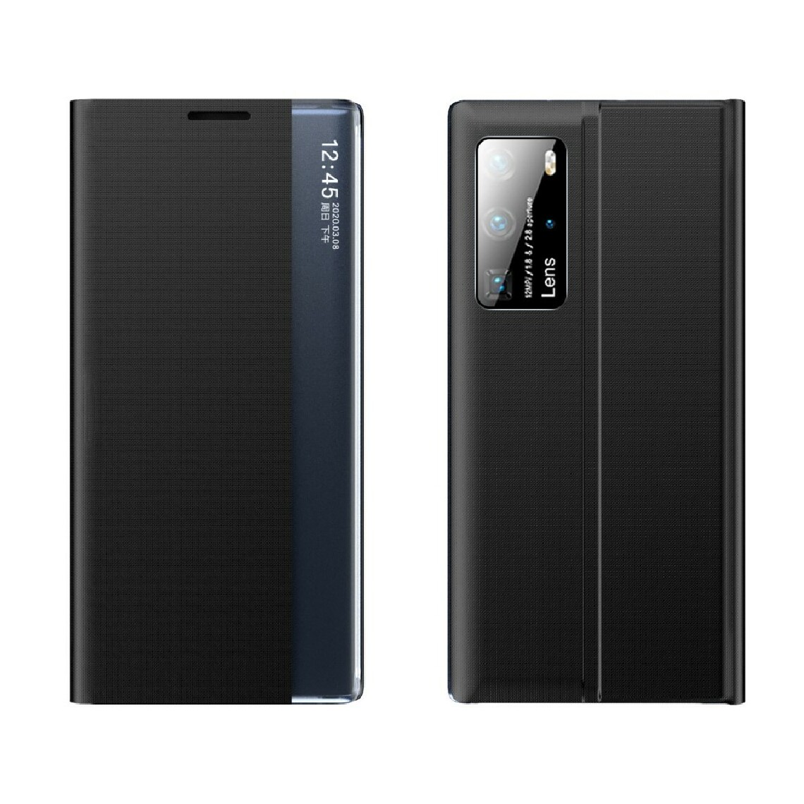 Other - Etui en PU fenêtre de visualisation flip auto-absorbé avec support noir pour votre Xiaomi Mi 10T 5G/Mi 10T Pro 5G - Coque, étui smartphone