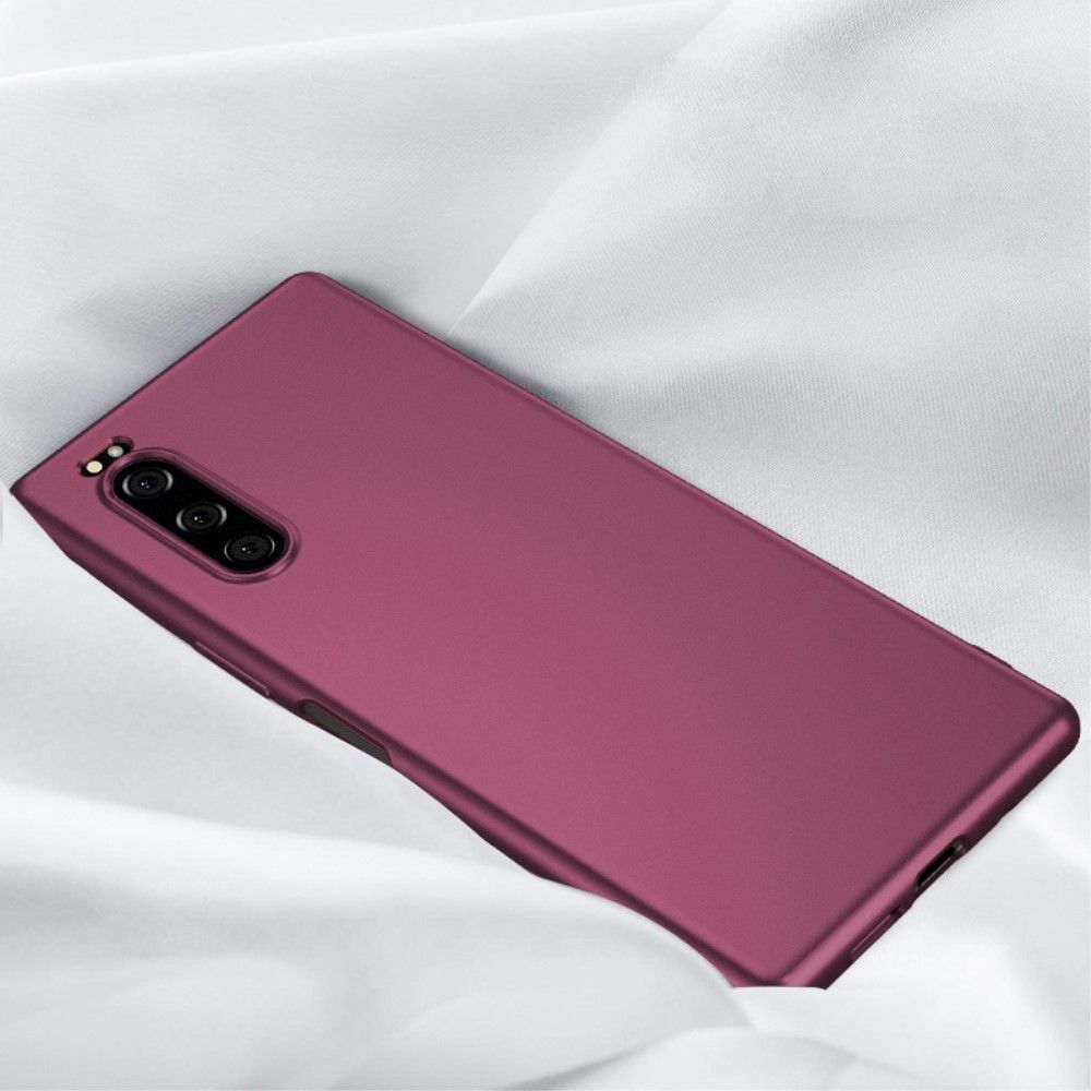 X-Level - Coque en TPU mat ultra-mince souple rouge vin pour votre Sony Xperia Z5 - Coque, étui smartphone