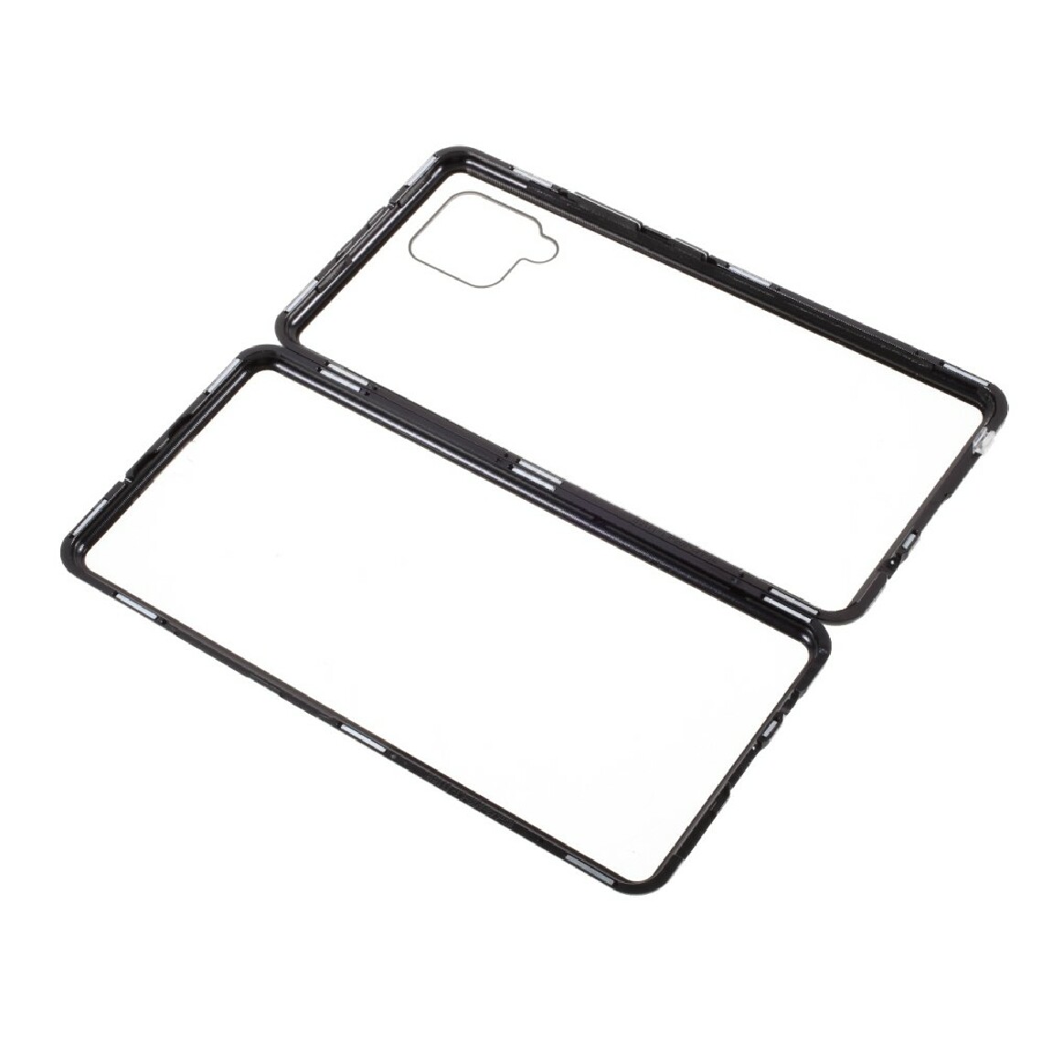 Other - Coque en cadre métallique installation de verrouillage de cadre double face ultra claire noir pour votre Samsung Galaxy A42 5G - Coque, étui smartphone