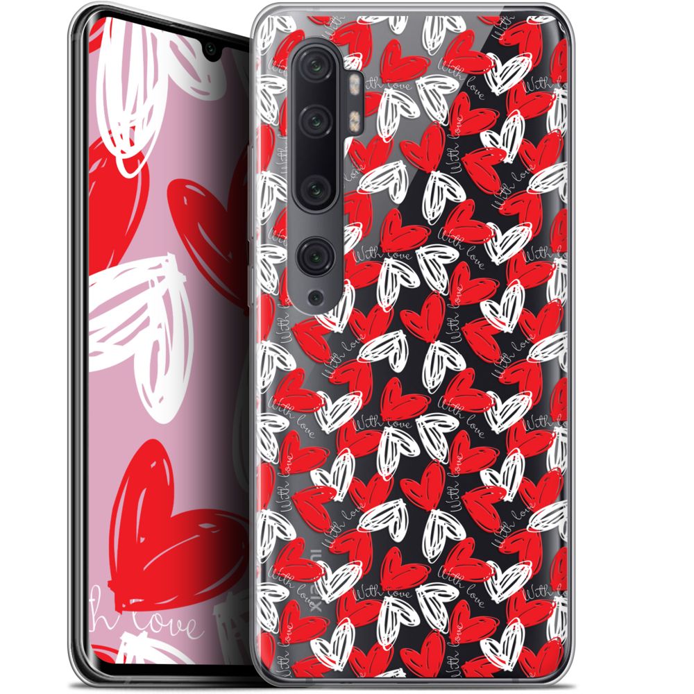 Caseink - Coque Pour Xiaomi Mi Note 10 / Pro (6.47 ) [Gel HD Collection Love Saint Valentin Design With Love - Souple - Ultra Fin - Imprimé en France] - Coque, étui smartphone