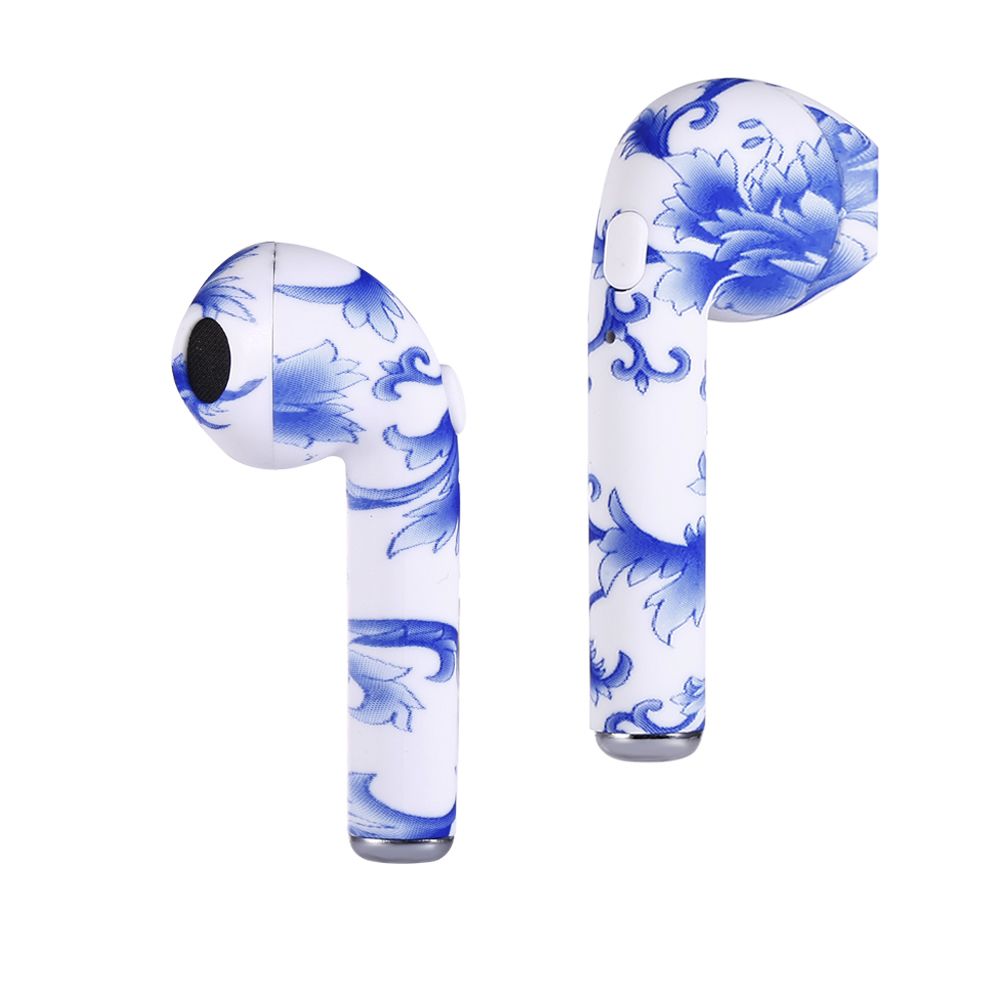 marque generique - I7S Mini-Ecouteurs Sans Fil Bluetooth avec Ecouteurs Intelligents Peints avec Chargeur Bleu - Autres accessoires smartphone