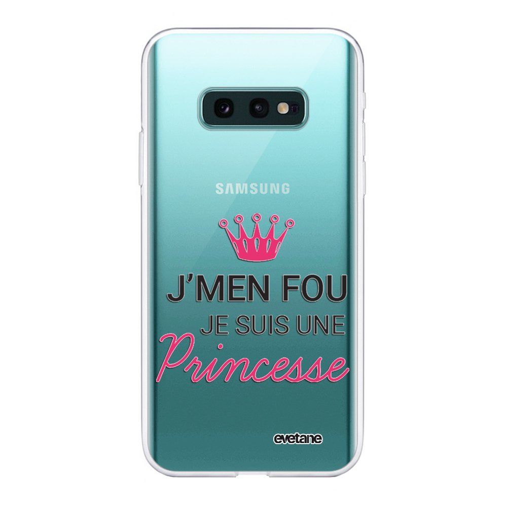 Evetane - Coque Samsung Galaxy S10e 360 intégrale transparente Je suis une princesse Ecriture Tendance Design Evetane. - Coque, étui smartphone