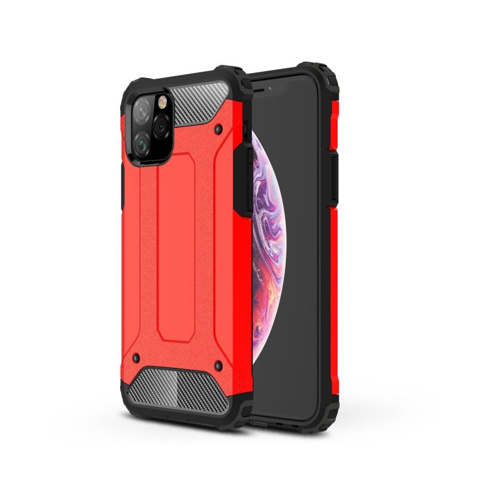 marque generique - Coque en TPU garde blindée hybride rouge pour votre Apple iPhone 5.8 pouces (2019) - Coque, étui smartphone