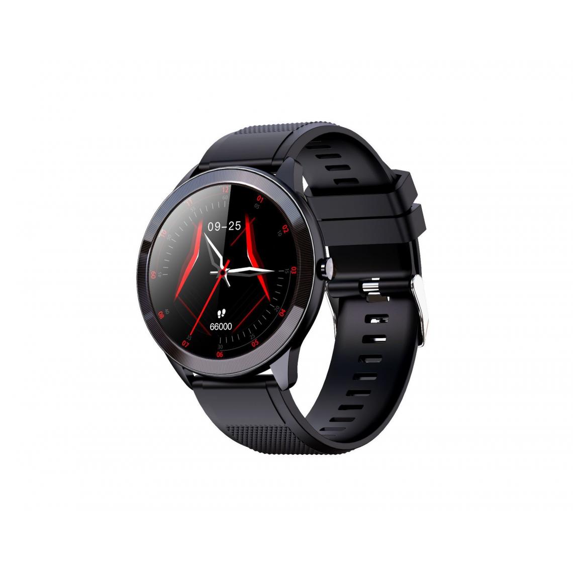 Chronotech Montres - Chronus SN93 Smart Watch Men Women IP68 Waterproof Heart Rate Monitor Fitness Tracker Bluetooth Smartwatch for Android IOS(black) - Montre connectée