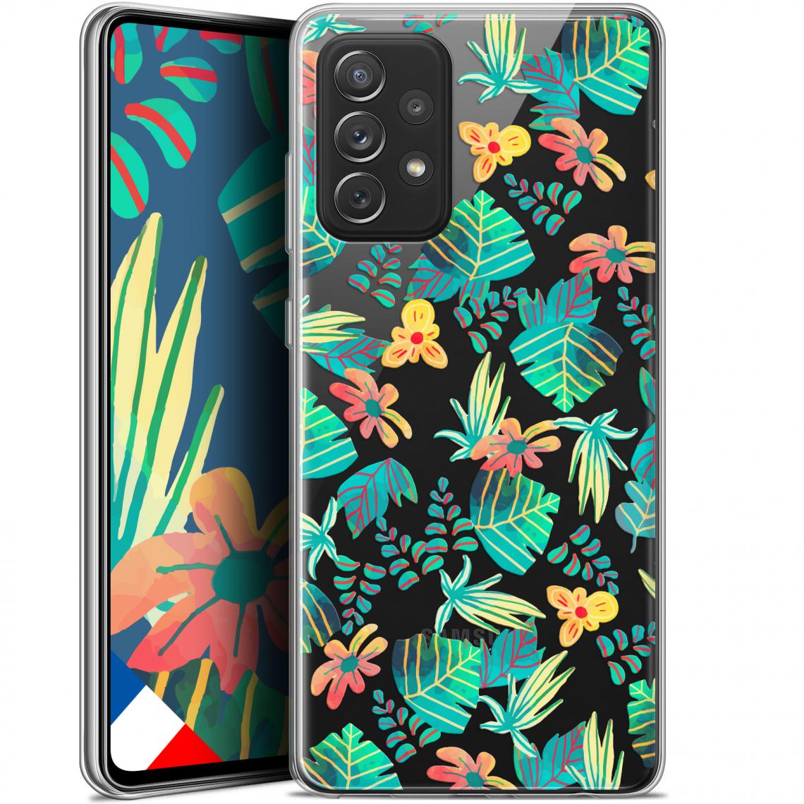 Caseink - Coque Pour Samsung Galaxy A72 4G/5G (6.7 ) [Gel HD Collection Spring Design Tropical - Souple - Ultra Fin - Imprimé en France] - Coque, étui smartphone
