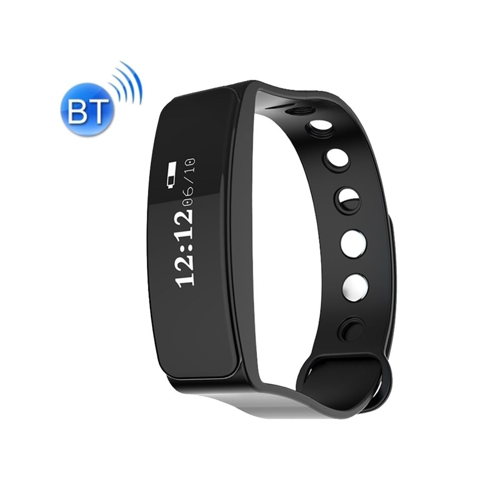 Wewoo - Bracelet connecté noir intelligent de Bluetooth d'affichage d'OLED de 0,86 pouces, podomètre de imperméable d'IP66 / rappellent / moniteur de sommeil / rappel sédentaire / alarme / capture à distance, compatible avec les téléphones androïdes et d'iOS - Bracelet connecté