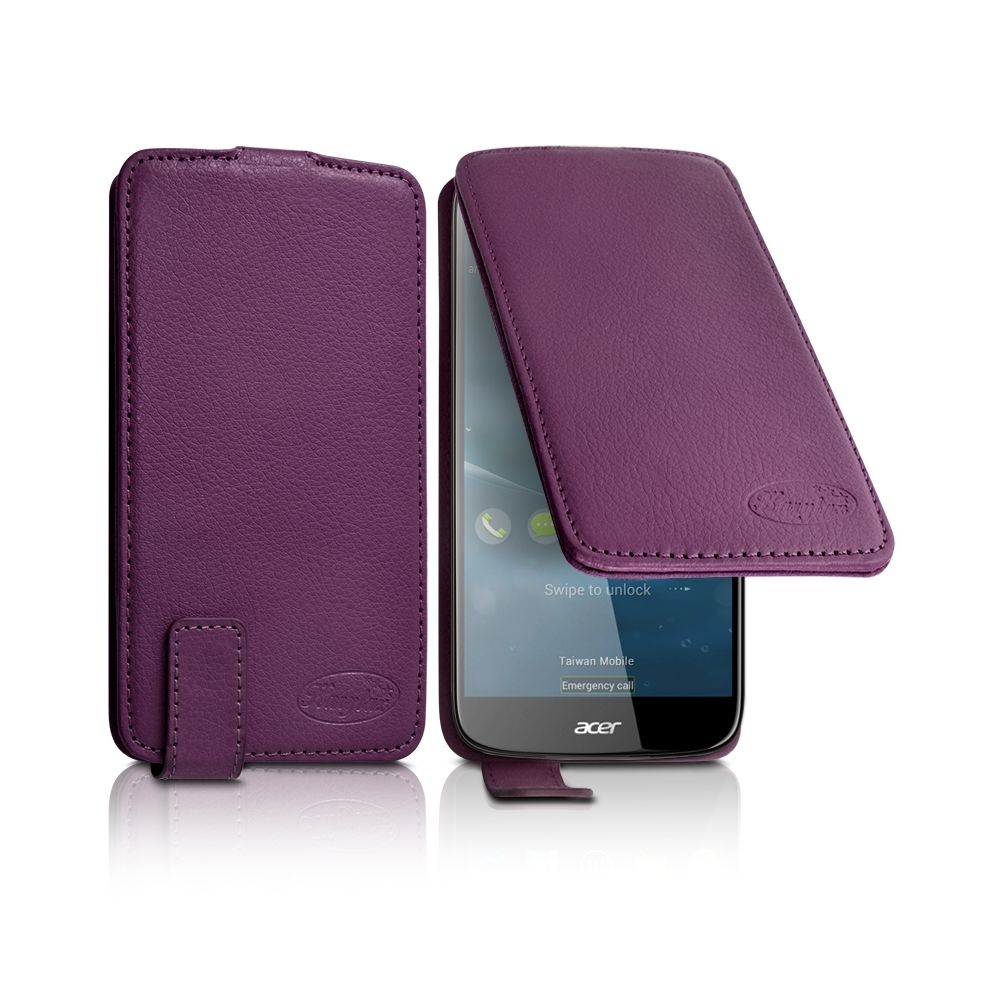 Karylax - Housse Etui Clapet Couleur Violet Universel S pour Acer Liquid E3 - Autres accessoires smartphone