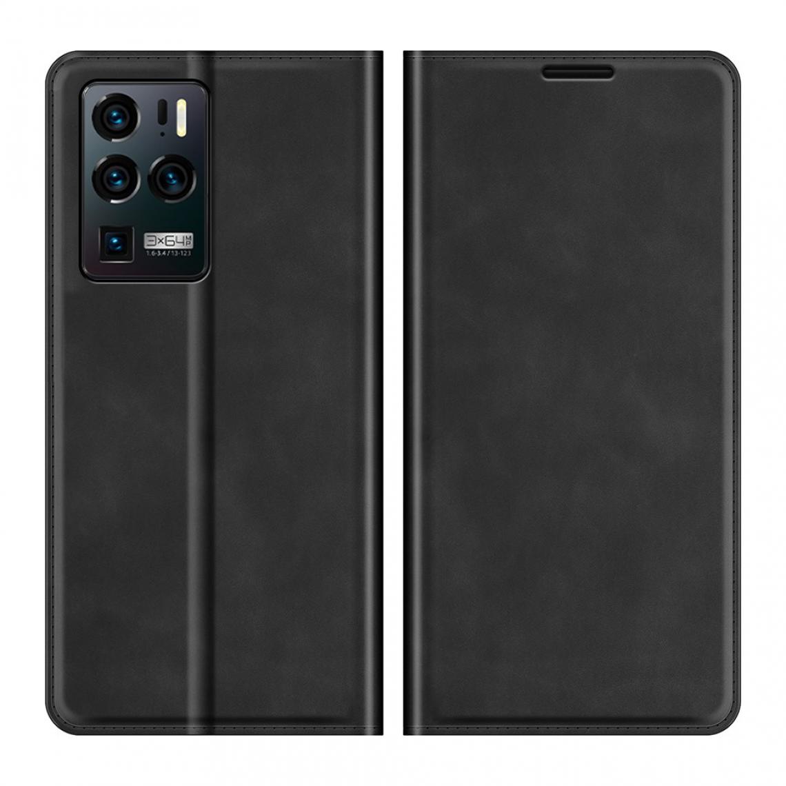 Other - Etui en PU Toucher cutané auto-absorbé avec support noir pour votre ZTE Axon 30 Ultra 5G - Coque, étui smartphone