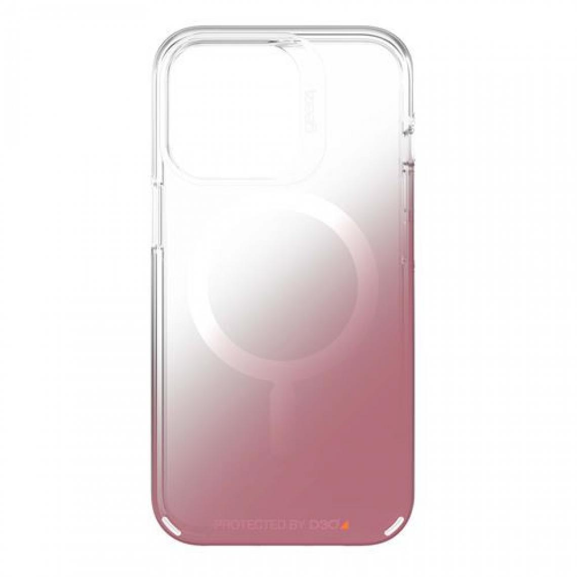 Gear4 - Coque pour iPhone 13 Pro Gear4 Milan Snap Transparent et rose - Coque, étui smartphone