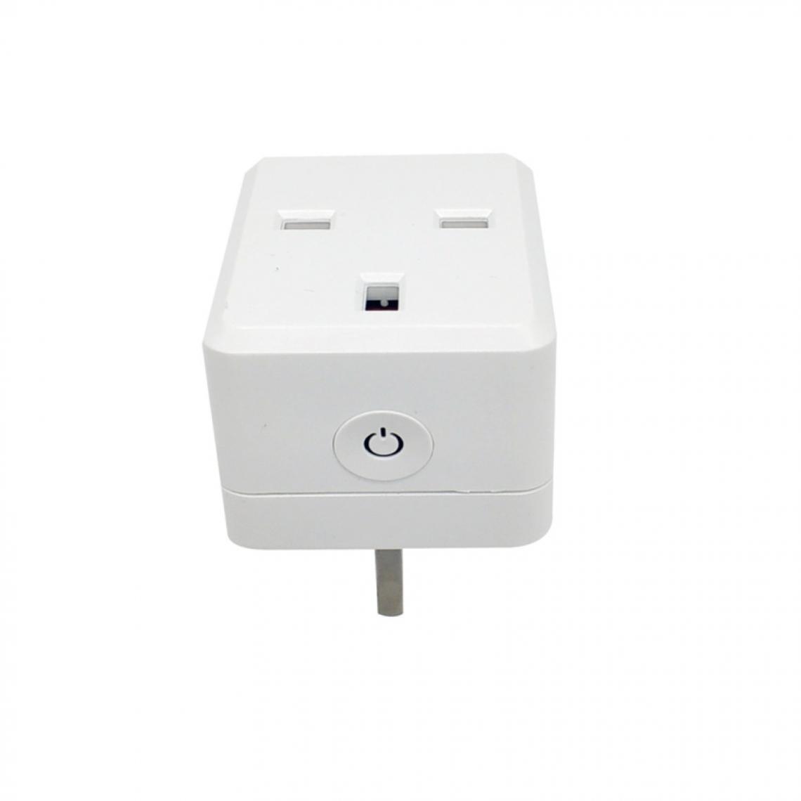 Wewoo - Prise Electrique Connectée d'alimentation intelligente WiFi Télécommande sans fil Interrupteur avec port USB, compatible Alexa et Google Home, en charge iOS Android, européenne - Box domotique et passerelle