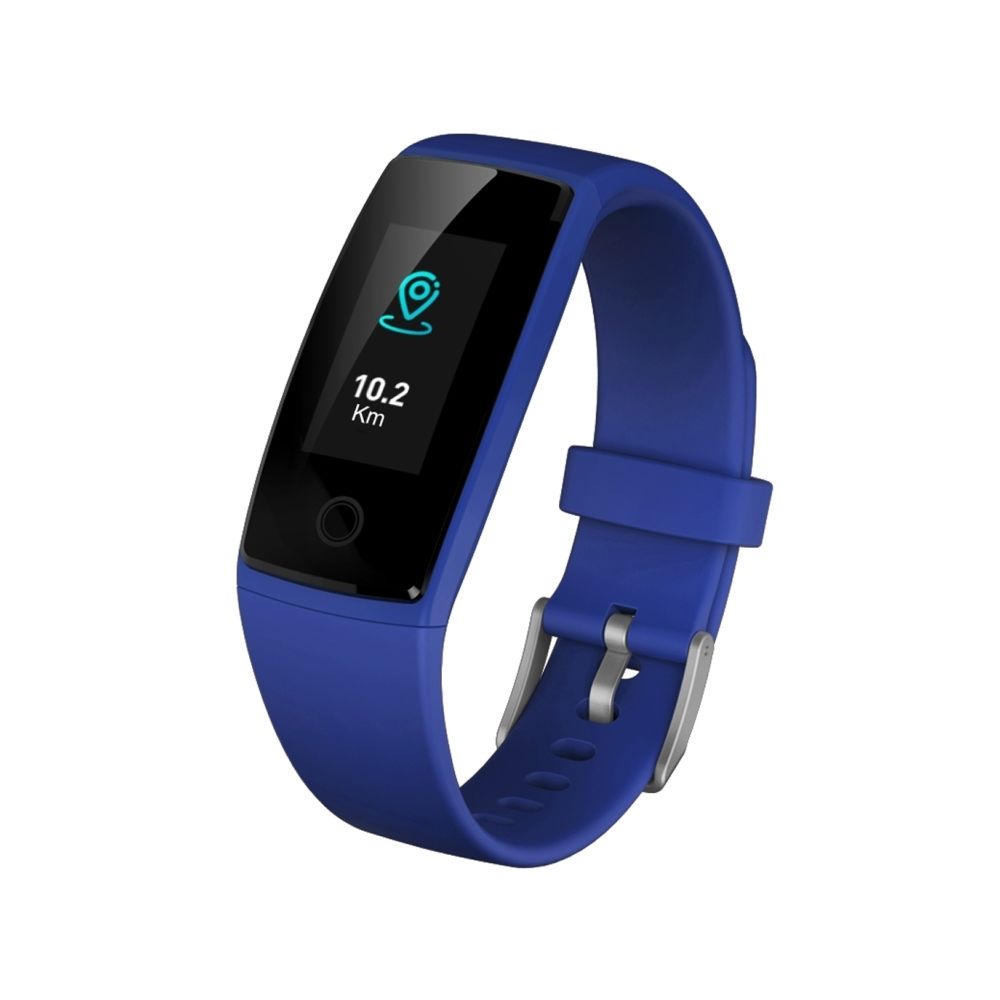 Wewoo - Bracelet connecté V10 0,96 pouce Bluetooth Smart BraceletIP67 imperméablepodomètre / rappel de physiologie féminine / moniteur de fréquence cardiaque / de pression artérielle / de sommeilCompatible Android et iOS bleu - Bracelet connecté