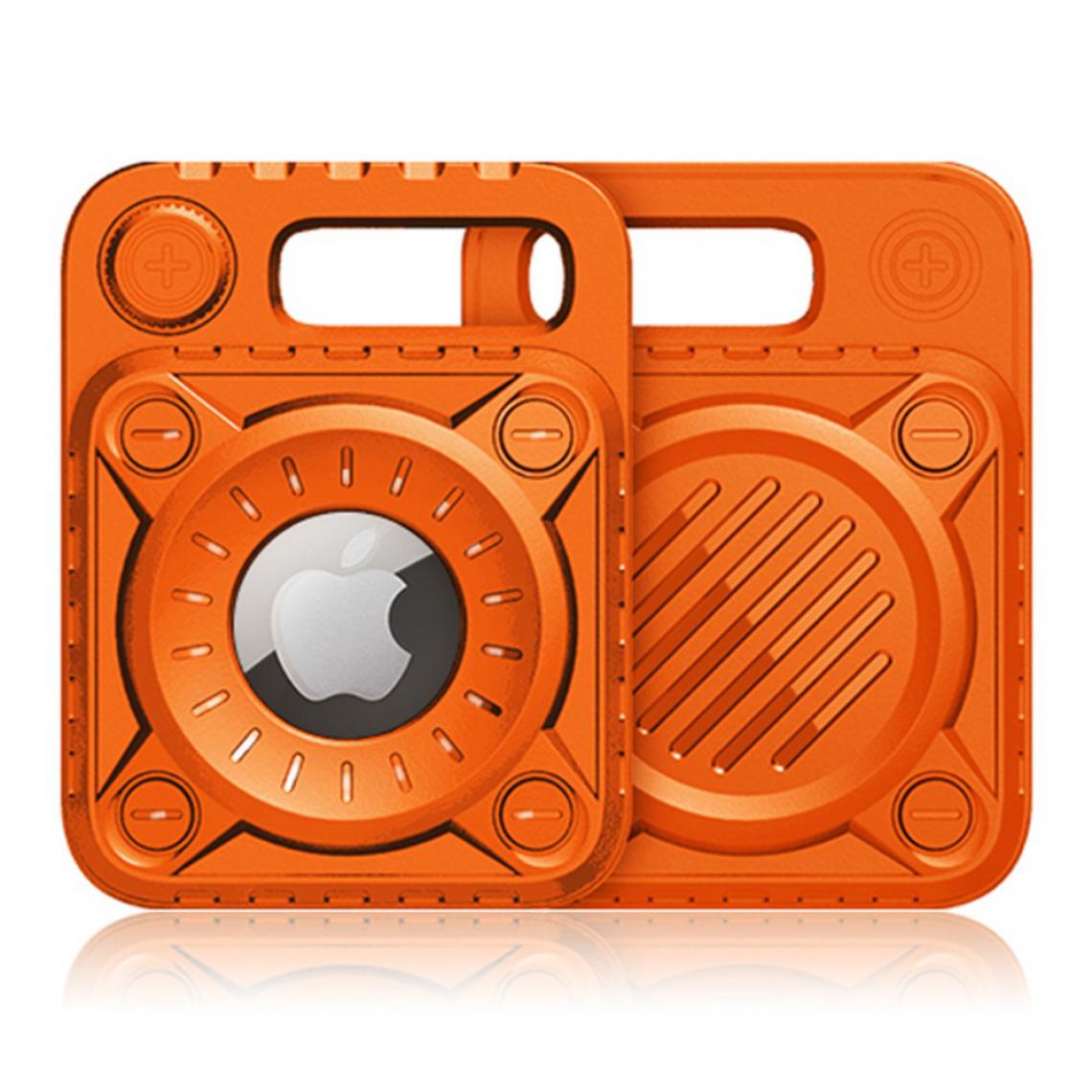 Other - Coque en TPU Style punk orange pour votre Apple AirTag - Coque, étui smartphone