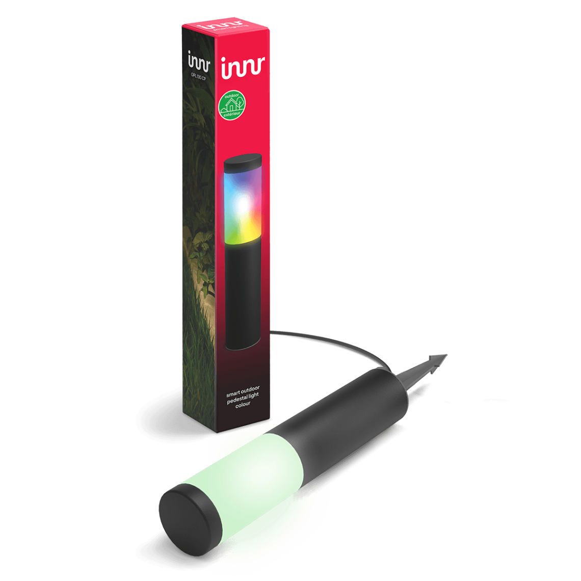Innr - Outdoor Smart Pedestal Light Colour - Pack Extension - Lampe connectée