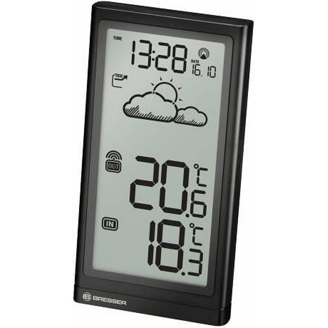 Bresser - Station météo avec thermomètre et grand écran LCD - Bresser - Météo connectée