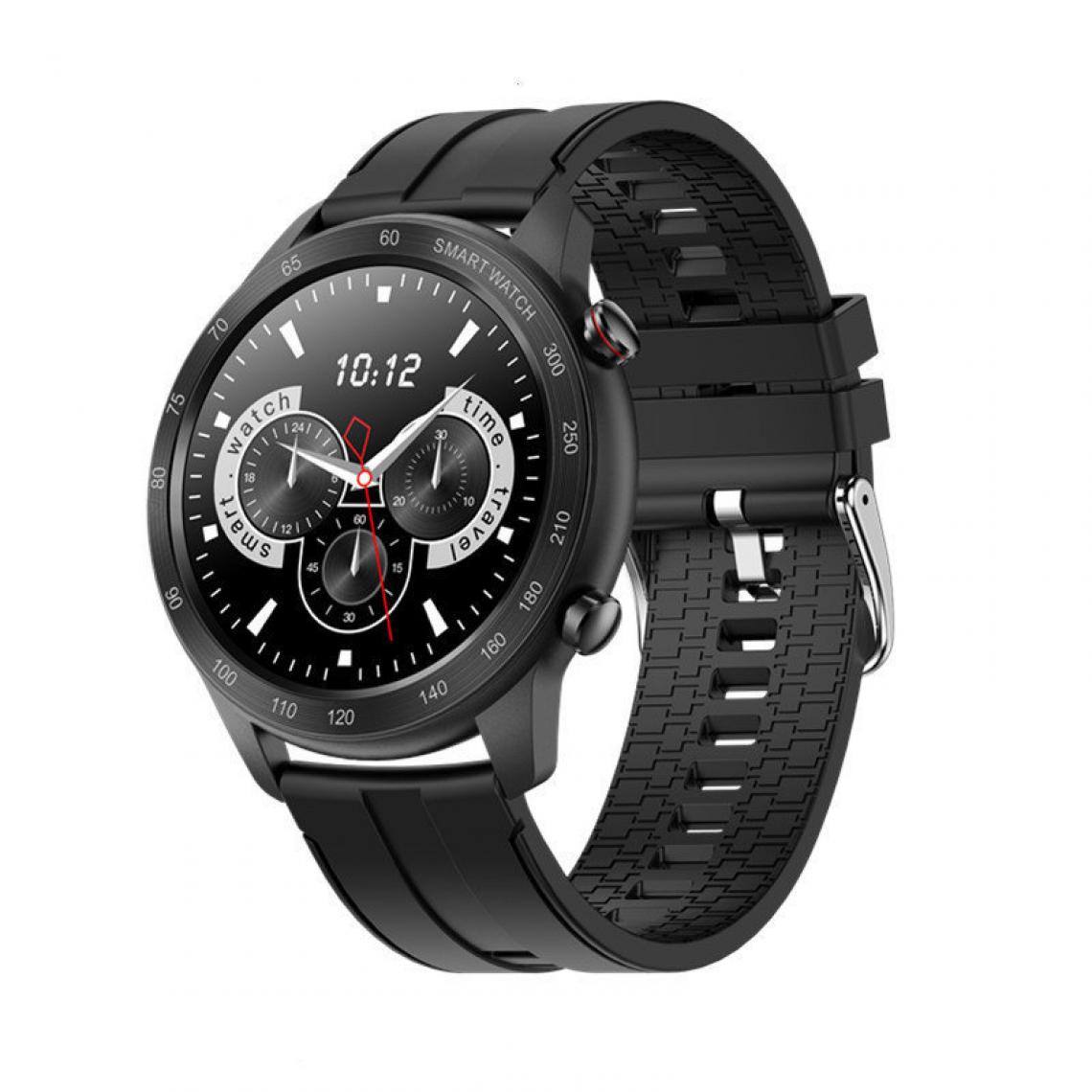 Chronotech Montres - Chronus Smart Watch for Men, IP68 Waterproof Sports Smartwatch, with Bluetooth, Call, Sleep & Heart Rate (black) - Montre connectée