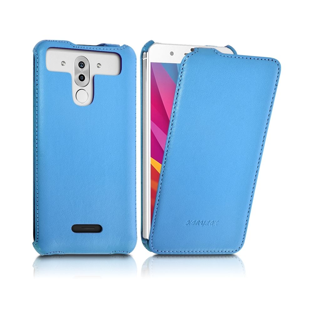 Karylax - Etui à Clapet pour Vernee M5 Couleur Bleu Turquoise (Ref.10-C) - Autres accessoires smartphone