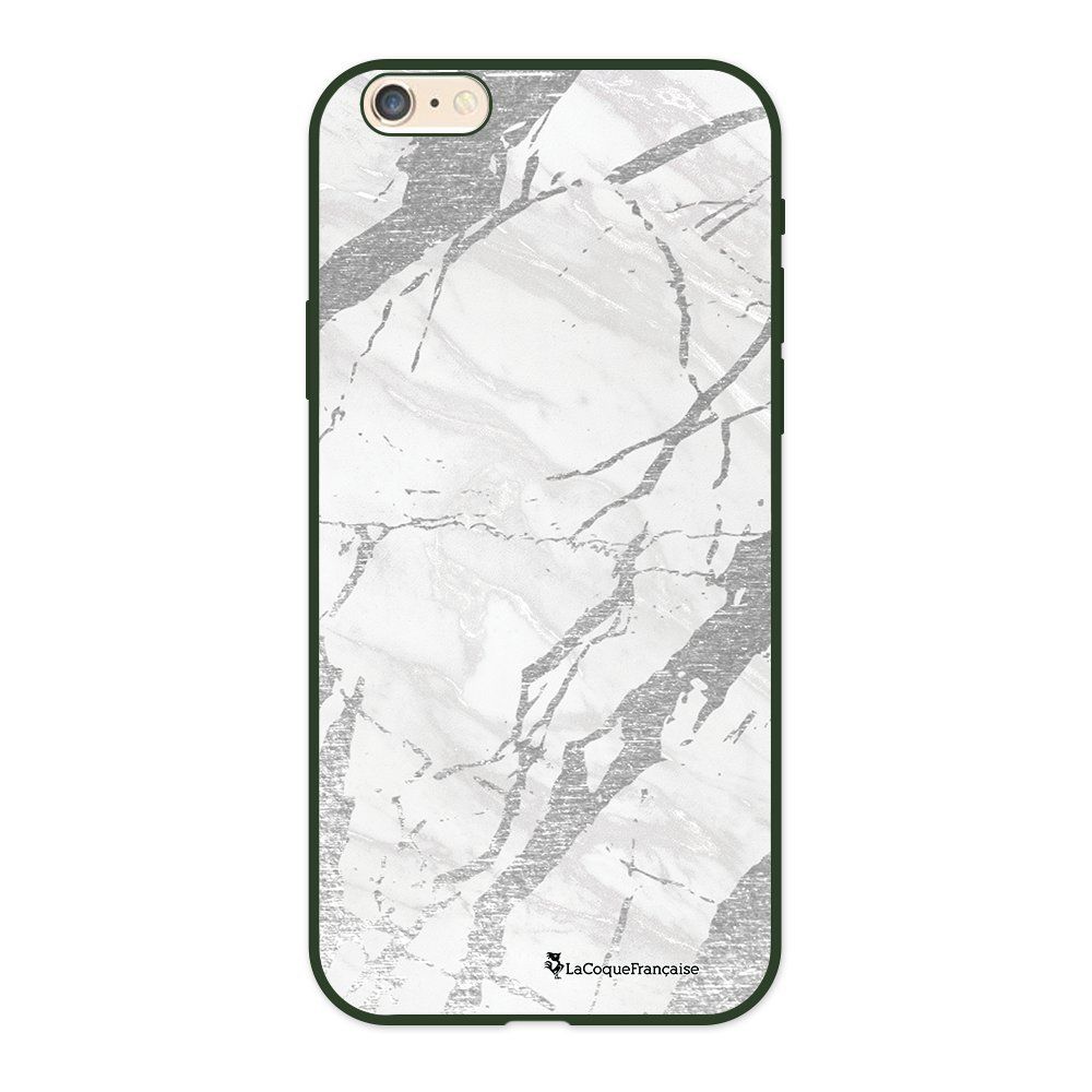 La Coque Francaise - Coque iPhone 6/6S Silicone Liquide Douce vert kaki Marbre gris Ecriture Tendance et Design La Coque Francaise - Coque, étui smartphone