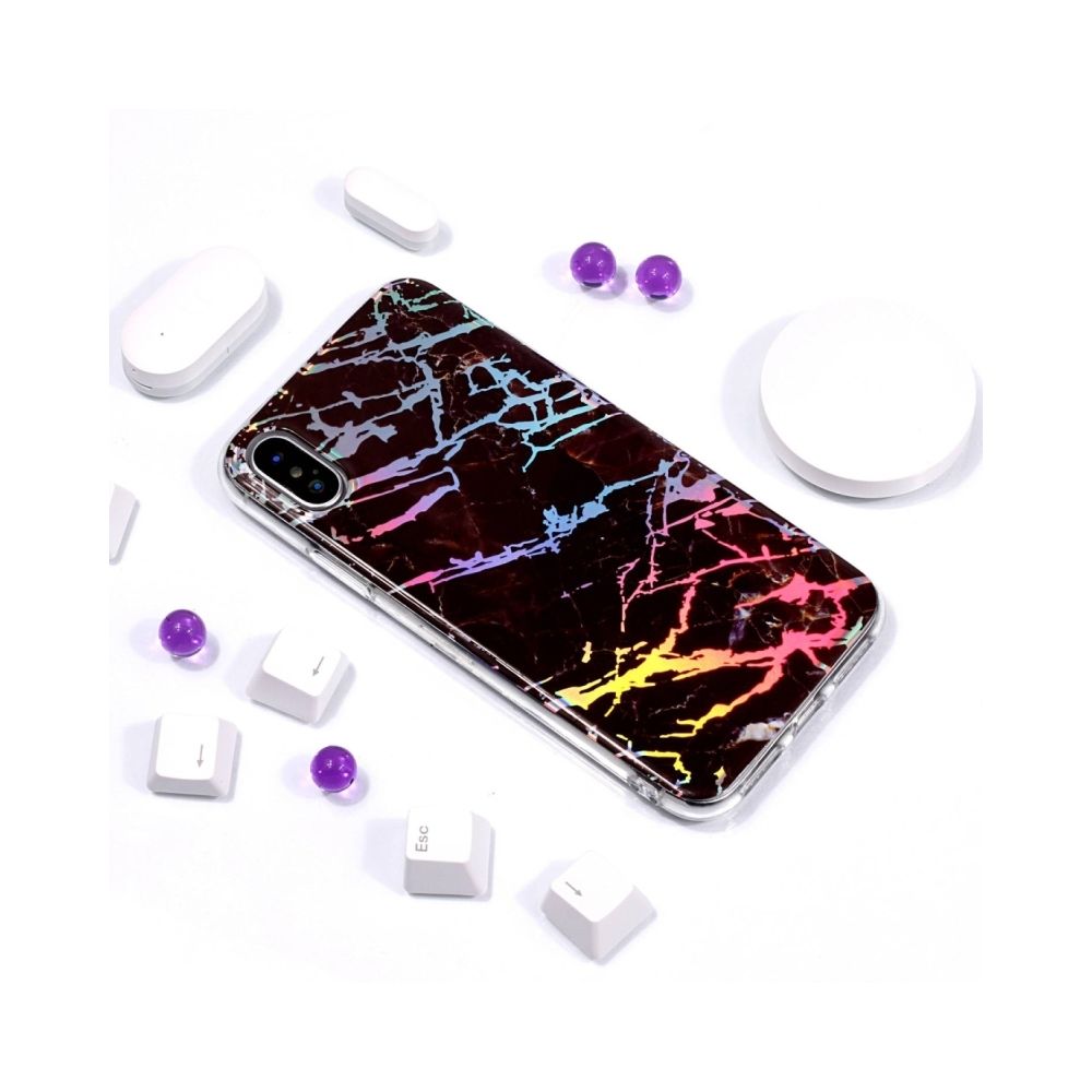 Wewoo - Coque TPU Shiny Laser pour iPhone XR - Coque, étui smartphone