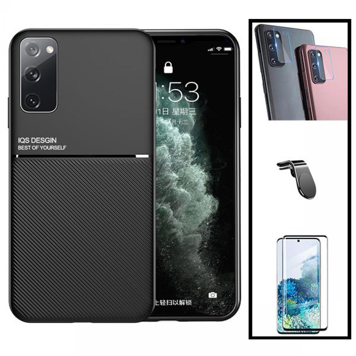 Phonecare - Kit Coque Magnetic Lux + 5D Full Cover + Support Magnétique L Safe Driving - Samsung Galaxy S20 Ultra 5G - Coque, étui smartphone