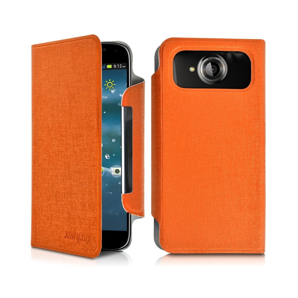 Karylax - Housse Etui à Rabat Universel L Couleur Orange pour Acer Liquid Jade S - Autres accessoires smartphone