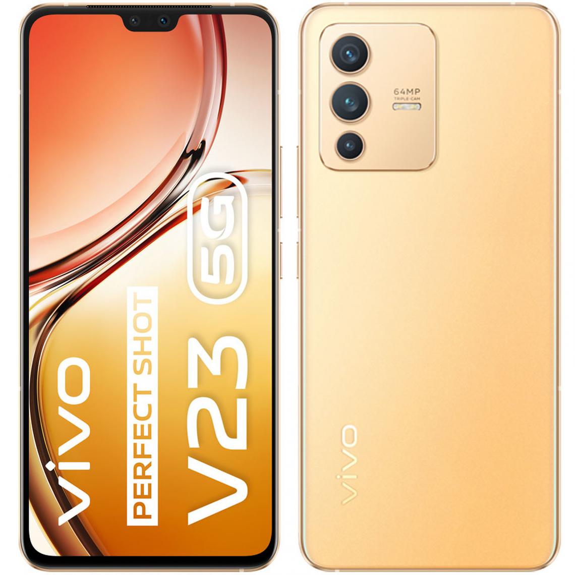 Vivo - V23 5G 256 Go Or - Smartphone Android