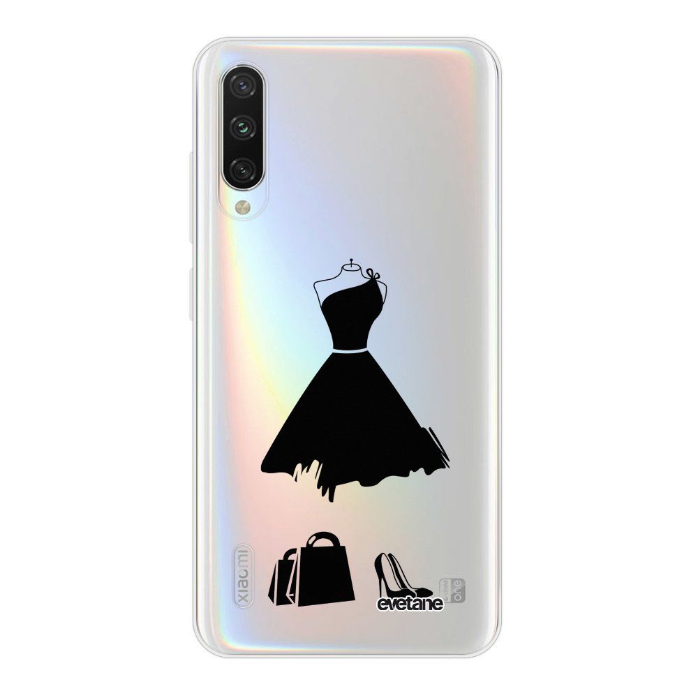 Evetane - Coque Xiaomi Mi A3 360 intégrale transparente My little black dress Ecriture Tendance Design Evetane. - Coque, étui smartphone