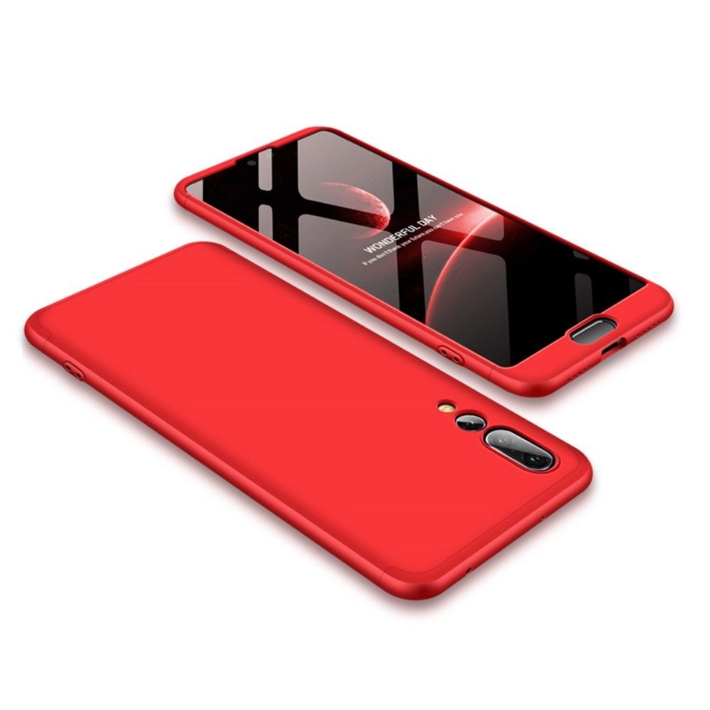 marque generique - Coque en TPU amovible mate trois pièces rouge pour votre Huawei P20 Pro - Autres accessoires smartphone