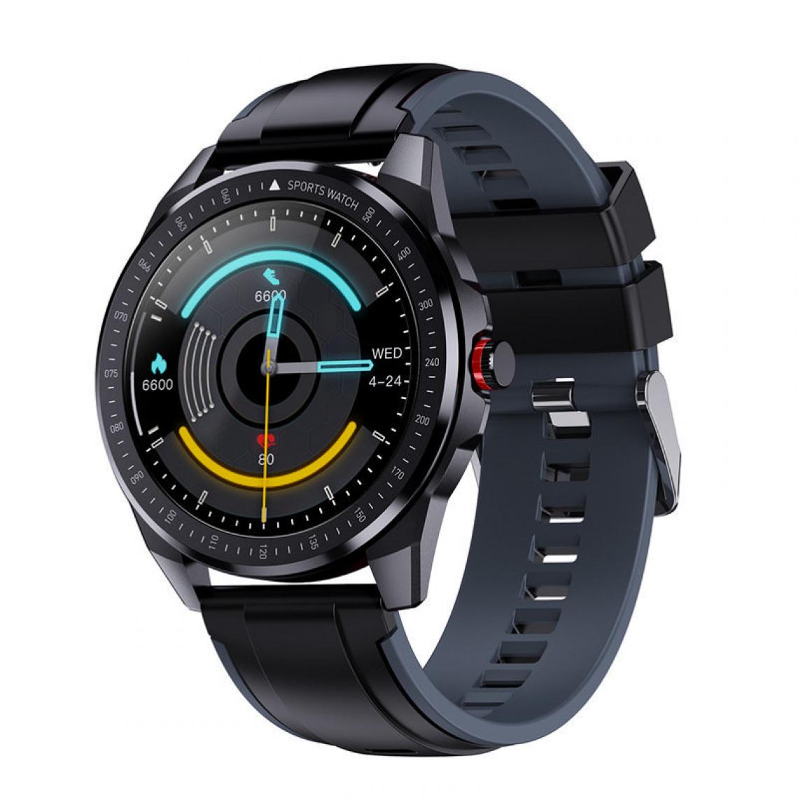 Chronotech Montres - Chronus Men's Smartwatch Waterproof Smartwatch Touch Screen Smart Wristwatch Cardio Sport Activity Tracker(black) - Montre connectée