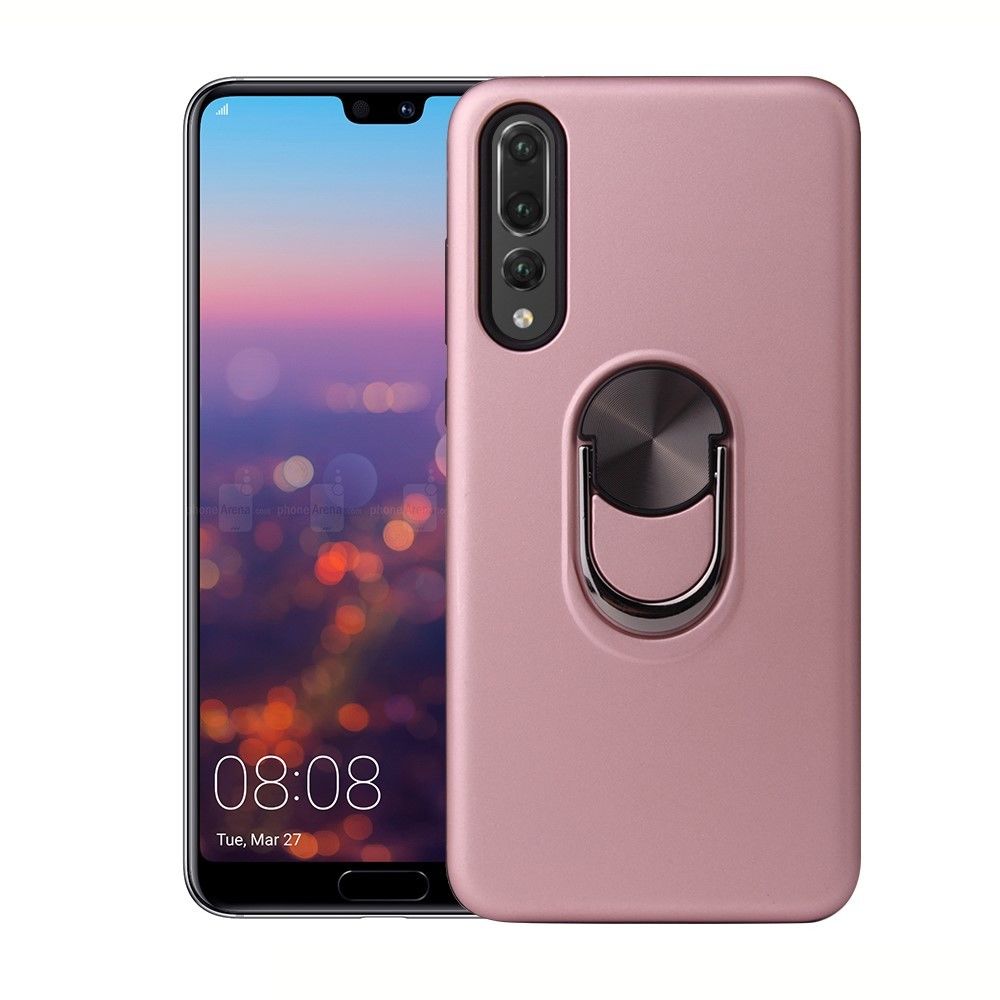 marque generique - Coque en TPU détachable avec béquille rose pour votre Huawei P20 Pro - Coque, étui smartphone