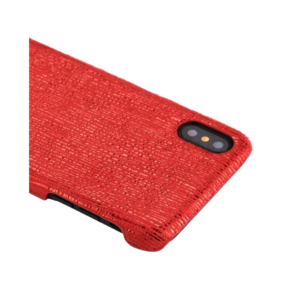 Wewoo - Coque rouge pour iPhone X PC Twinkle Stripes motif protecteur de couverture arrière cas - Coque, étui smartphone