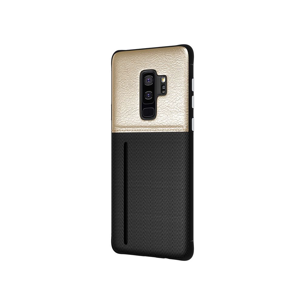 marque generique - Coque Etui souple avec fente carte pour Samsung Galaxy S10e - Noir&Or - Coque, étui smartphone