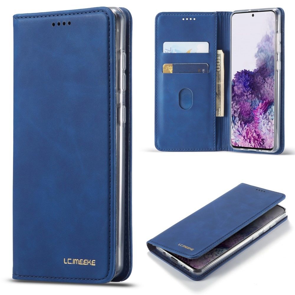 Generic - Etui en PU avec support bleu pour votre Samsung Galaxy A51 - Coque, étui smartphone
