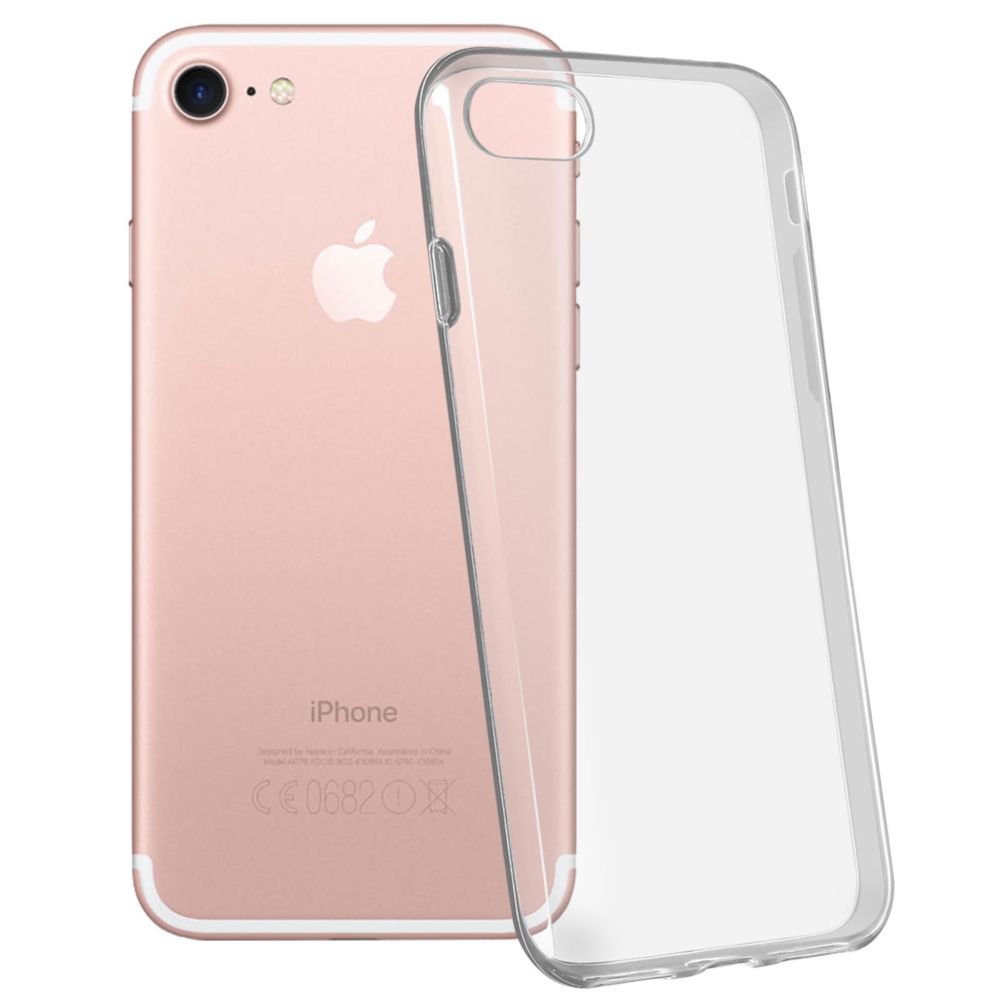 Avizar - Coque iPhone 7 / 8 / SE 2020 Protection silicone gel transparente ultra-fine - Coque, étui smartphone
