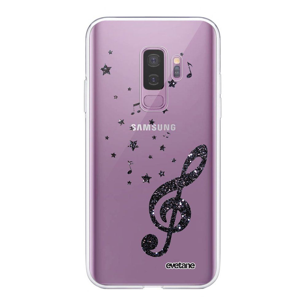 Evetane - Coque Samsung Galaxy S9 Plus souple transparente Note de Musique Motif Ecriture Tendance Evetane. - Coque, étui smartphone
