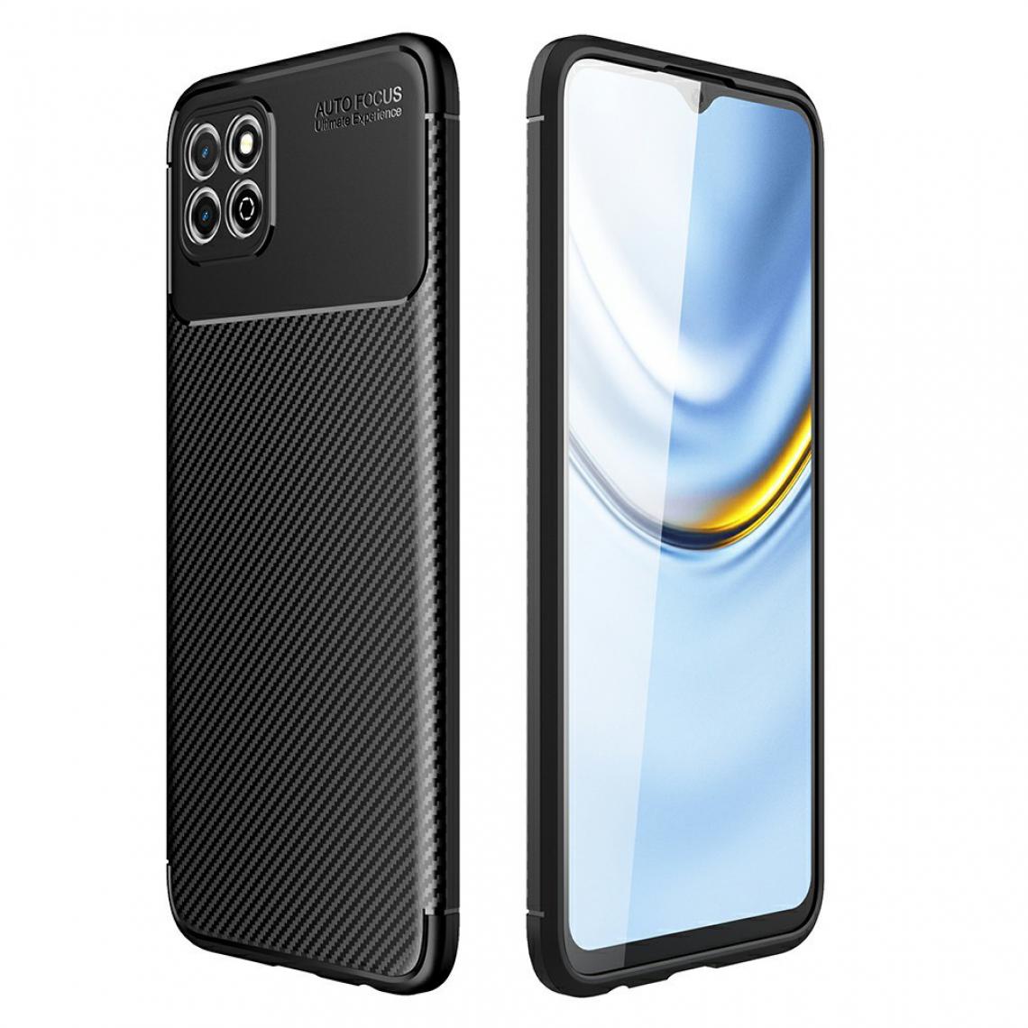 Other - Coque en TPU Découpe précise de la texture de la fibre de carbone noir pour votre Huawei Enjoy 20 5G - Coque, étui smartphone