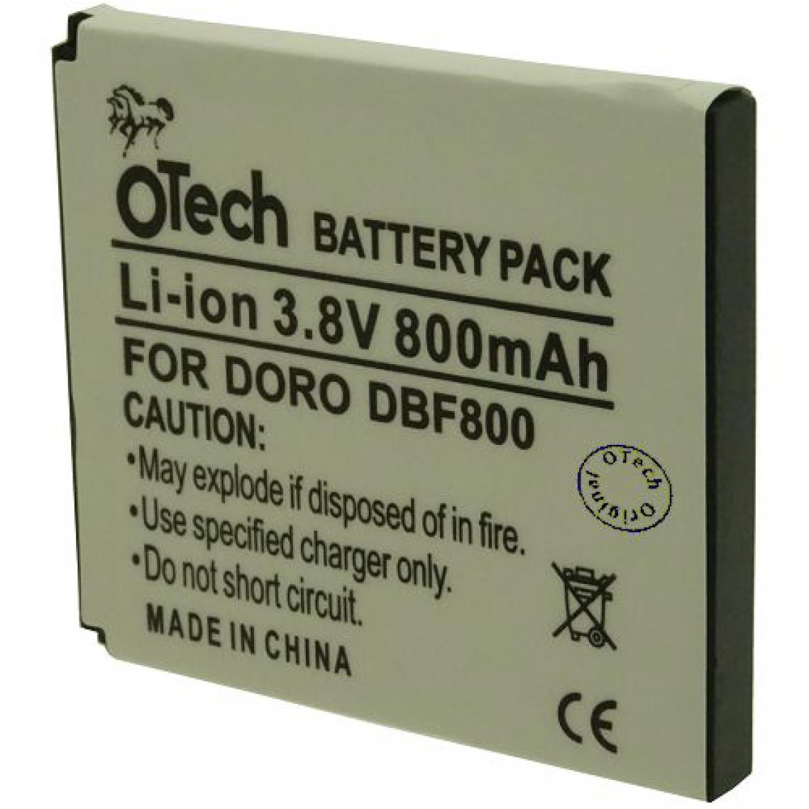 Otech - Batterie compatible pour DORO DBF-800C - Batterie téléphone