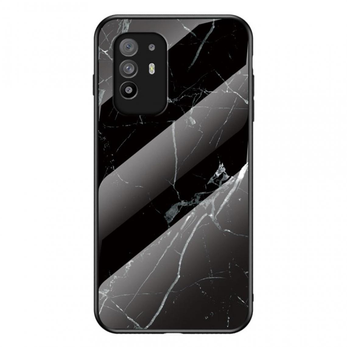 Other - Coque en TPU Conception de motif de marbrure anti-rayures marbre noir pour votre Oppo A94 5G/F19 Pro+ 5G/Reno5 Z - Coque, étui smartphone