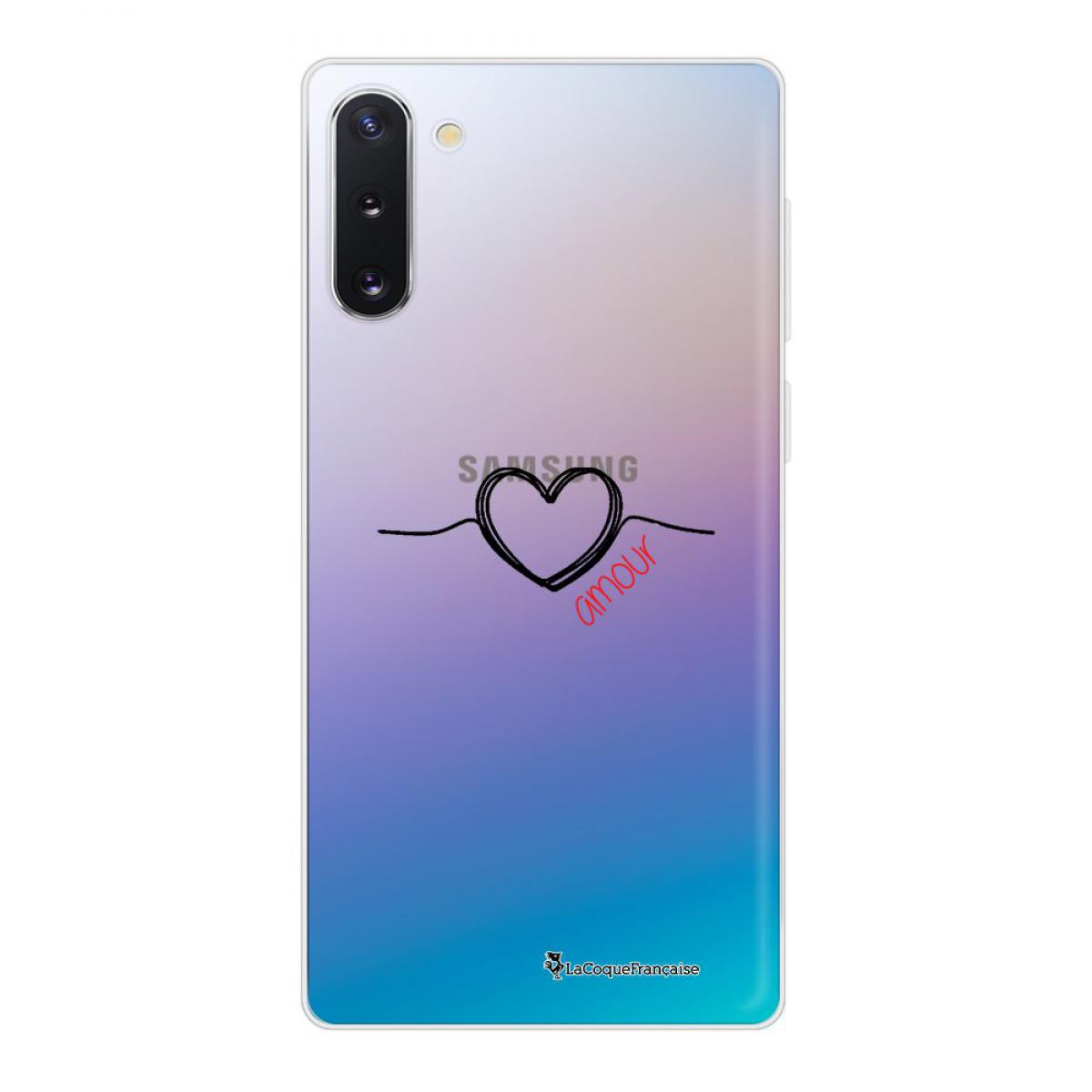 La Coque Francaise - Coque Samsung Galaxy Note 10 360 intégrale transparente Coeur Noir Amour Tendance La Coque Francaise. - Coque, étui smartphone