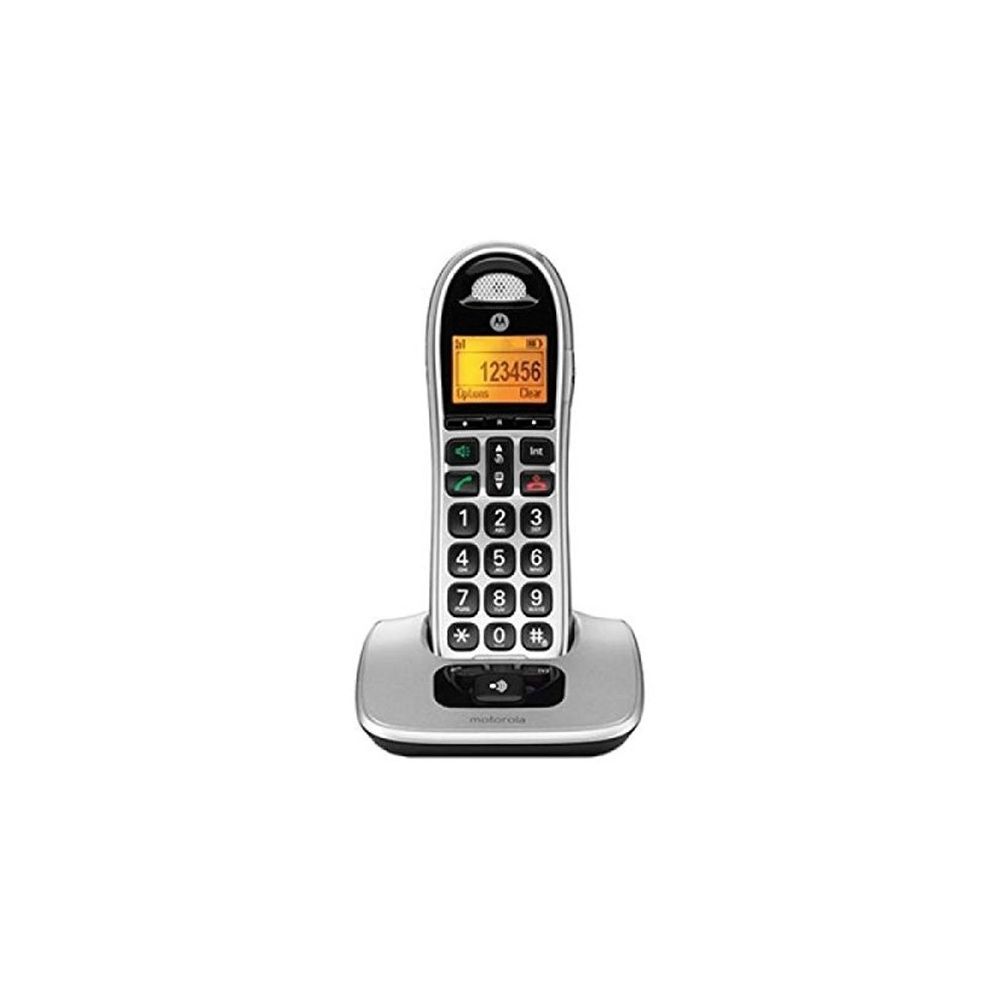 Motorola - Téléphone Sans Fil Motorola CD301 DECT Argent - Téléphone fixe sans fil
