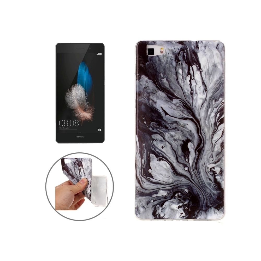 Wewoo - Coque pour Huawei P8 Lite motif en marbre doux TPU Housse de protection ACH-543118 - Coque, étui smartphone