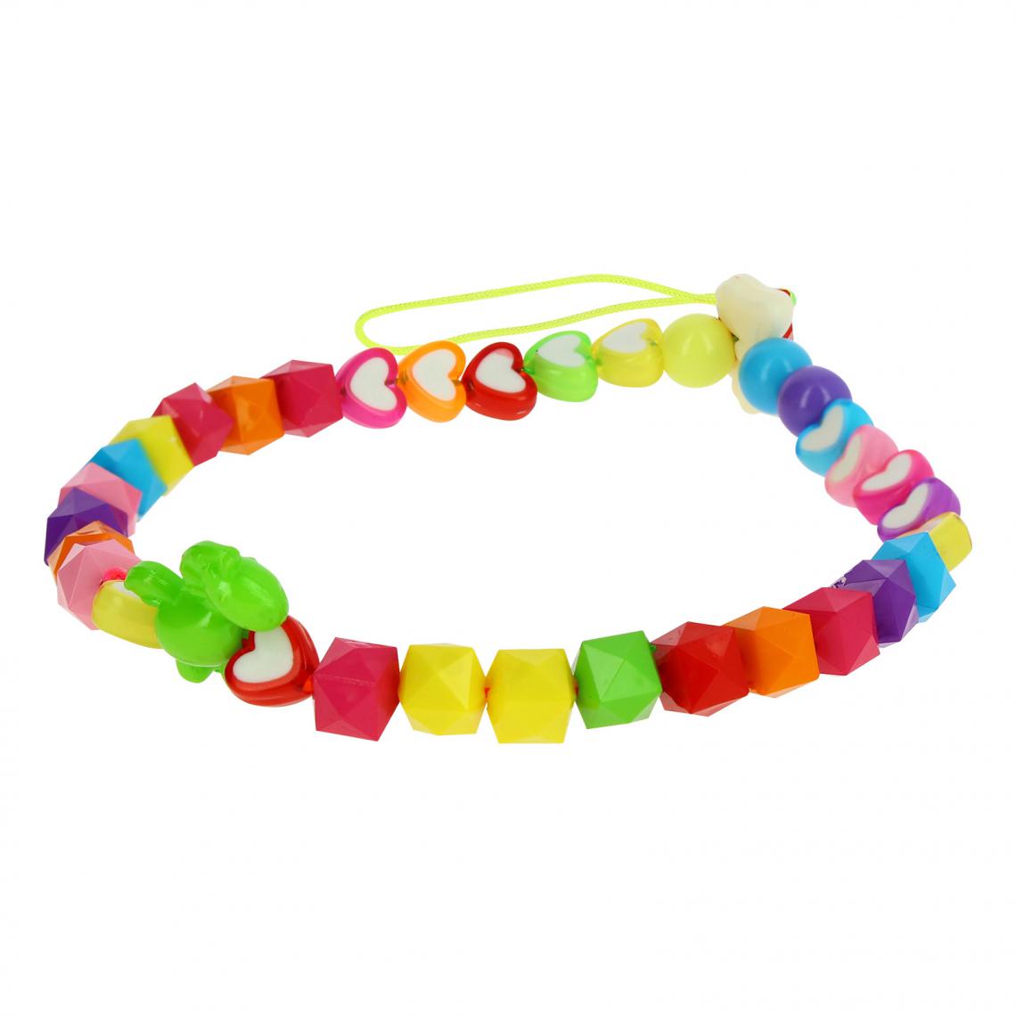 Avizar - Bijou de Téléphone Bracelet à Perles carré multicolore Collection Summer - Autres accessoires smartphone