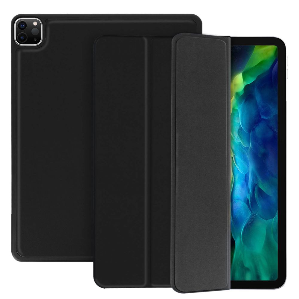 Avizar - Étui Apple iPad Pro 11 2020 Clapet Support Vidéo et Clavier Design Fin noir - Coque, étui smartphone