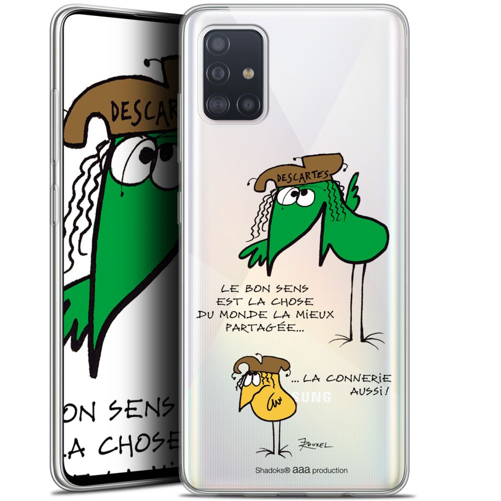 Caseink - Coque Pour Samsung Galaxy A51 (A515) (6.5 ) [Gel HD Collection Les Shadoks ? Design Le Partage - Souple - Ultra Fin - Imprimé en France] - Coque, étui smartphone
