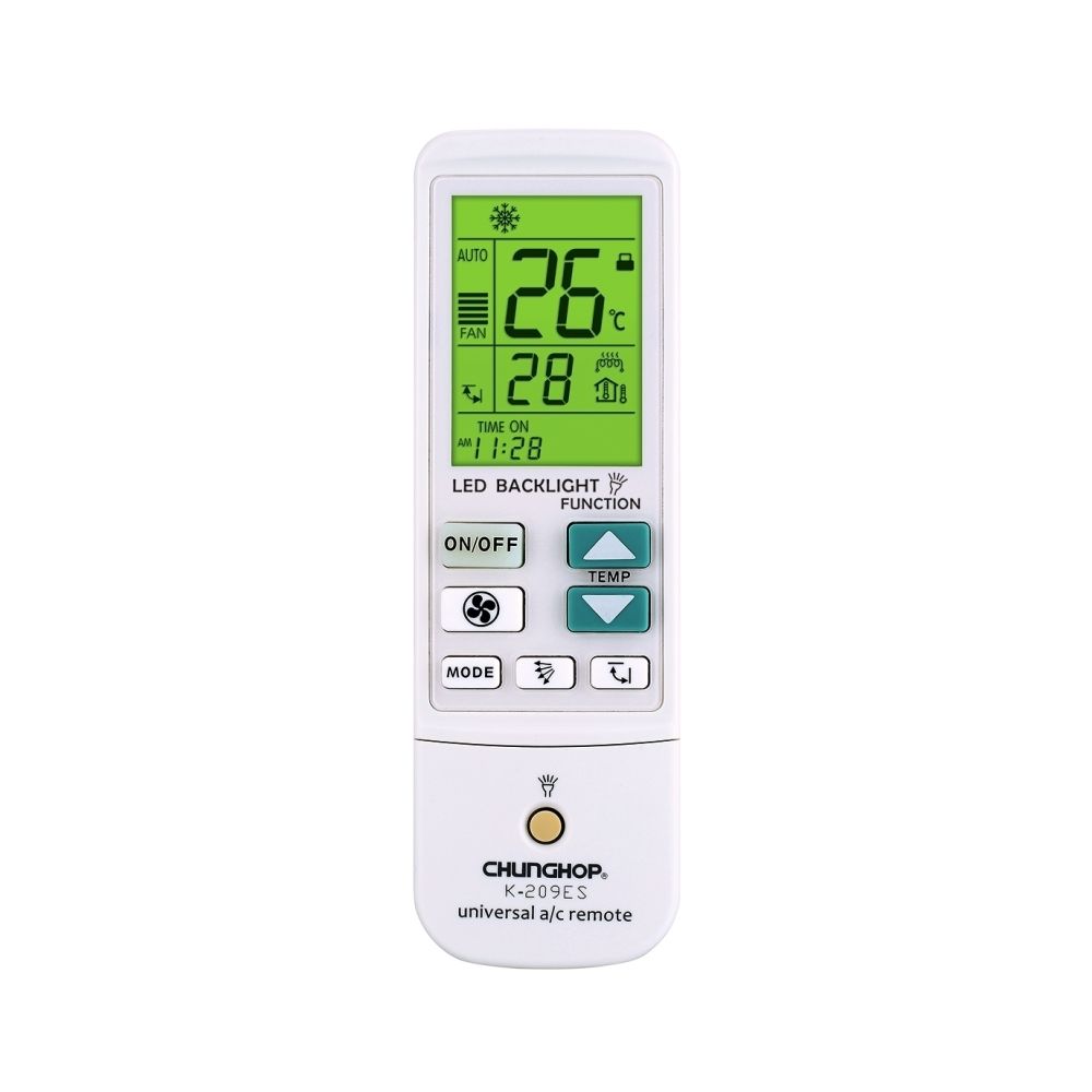Wewoo - Télécommande universelle Air conditionnée blanc de climatiseur, fonction de thermomètre de - Accessoires de motorisation