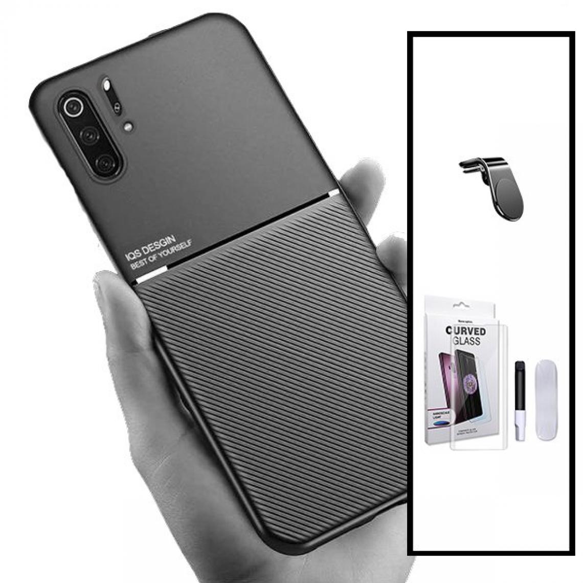Phonecare - Kit Coque Magnetic Lux + Verre Trempé Nano Curved UV + Support Magnétique L Safe Driving - Huawei P30 Pro - Coque, étui smartphone