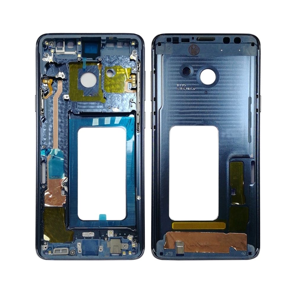 Wewoo - Boitier intégral Cadre central pour Galaxy S9 + G965F, G965F / DS, G965U, G965W, G9650 (bleu) - Autres accessoires smartphone