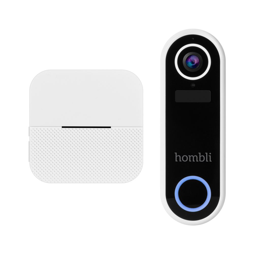 Hombli - Smart Doorbell - Sonnette connectée 1080p + Carillon - Sonnette et visiophone connecté